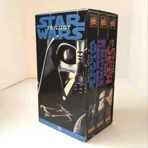 Vintage Star Wars VHS Tape Trilogy 4-6 Collection(2 sealed/unused)